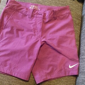 Nike golf pants. Purple polka dot. Size 4.